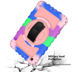 For Samsung Galaxy Tab A 8.0  2019 T290 / T295 360 Degree Rotation PC + Silicone Shockproof Combination Case with Holder & Hand Grip Strap & Neck Strap, For Galaxy Tab A 8.0 2019, For Galaxy Tab A 8.0 2019 T290