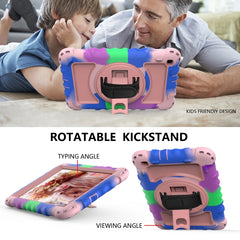 For Samsung Galaxy Tab A 8.0  2019 T290 / T295 360 Degree Rotation PC + Silicone Shockproof Combination Case with Holder & Hand Grip Strap & Neck Strap, For Galaxy Tab A 8.0 2019, For Galaxy Tab A 8.0 2019 T290