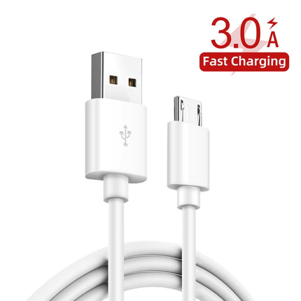 2 in 1 1m USB to Micro USB Data Cable + 30W QC 3.0 4 USB Interfaces Mobile Phone Tablet PC Universal Quick Charger Travel Charger Set, UK Plug, Micro USB Set UK Plug