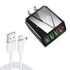 8 Pin Set US Plug / Black