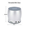 EWA A150 Portable Mini Bluetooth Speaker Wireless Hifi Stereo Strong Bass Music Boom Box Metal Subwoofer, Support Micro SD Card & 3.5mm AUX