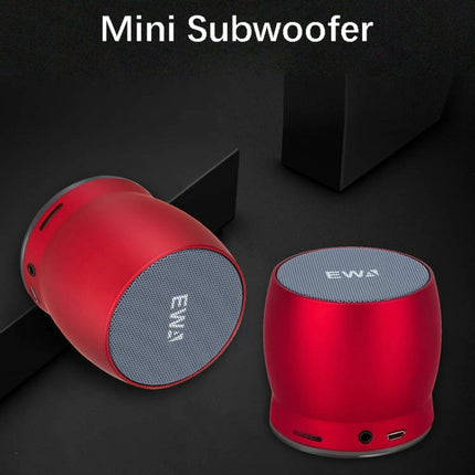 EWA A150 Portable Mini Bluetooth Speaker Wireless Hifi Stereo Strong Bass Music Boom Box Metal Subwoofer, Support Micro SD Card & 3.5mm AUX