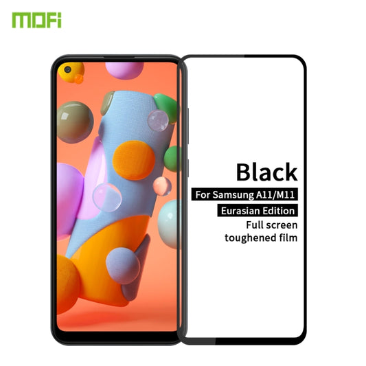 MOFI 9H 2.5D Full Screen Tempered Glass Film, For Galaxy A11 / M11(EU), For Galaxy A21, For Galaxy A21S, For Xiaomi RedMi 10X 4G, For Xiaomi RedMi 10X 5G, For Xiaomi RedMi 9, For Huawei Y7P, For Huawei Honor X10, For Huawei Y5P/Y5 Prime����������������...