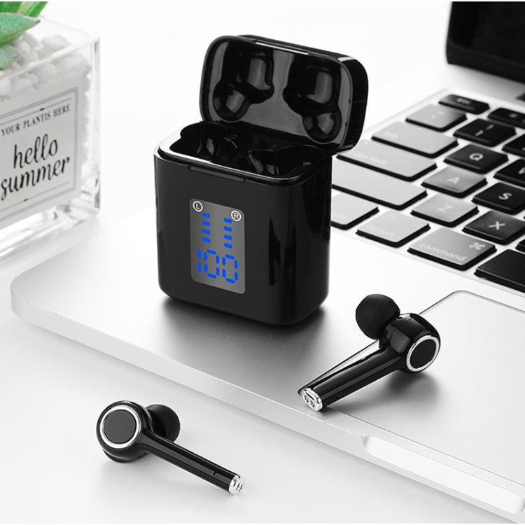 T&G TG905 TWS Bluetooth Earphone Wireless Sport Headphone 5D Stereo Headsets with LED Display & Charging Box