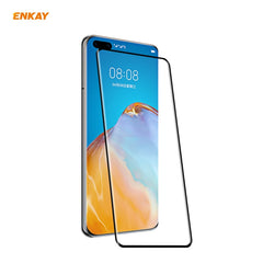 ENKAY Hat-Prince 0.26mm 9H 3D Full Glue Explosion-proof Full Screen Curved Heat Bending Tempered Glass Film