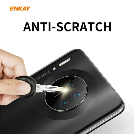 For HUAWEI Mate 30 Pro Hat-Prince ENKAY Rear Camera Lens Film Aluminium Alloy+PMMA Full Coverage Protector, For HUAWEI Mate 30 Pro