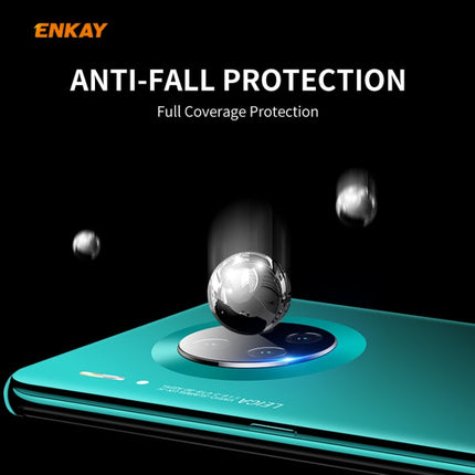 For HUAWEI Mate 30 Pro Hat-Prince ENKAY Rear Camera Lens Film Aluminium Alloy+PMMA Full Coverage Protector, For HUAWEI Mate 30 Pro