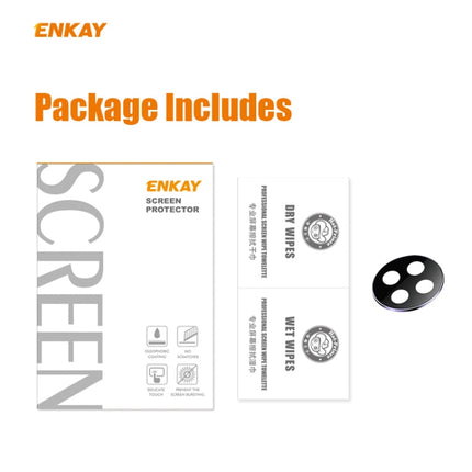 For HUAWEI Mate 30 Pro Hat-Prince ENKAY Rear Camera Lens Film Aluminium Alloy+PMMA Full Coverage Protector, For HUAWEI Mate 30 Pro