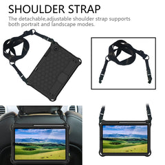 Honeycomb Design EVA + PC Material Four Corner Anti Falling Flat Protective Shell With Strap, For Galaxy Tab S6 Lite P610, For  Galaxy Tab S6 Lite P610