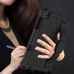 Honeycomb Design EVA + PC Material Four Corner Anti Falling Flat Protective Shell With Strap, For Galaxy Tab S6 Lite P610, For  Galaxy Tab S6 Lite P610