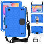 For Galaxy Tab S6 Lite P610 / Blue+Black