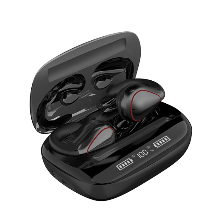 T20 TWS Bluetooth 5.0 Touch Wireless Bluetooth Earphone with Three LED Battery Display & Charging Box, Support Call & Voice Assistant