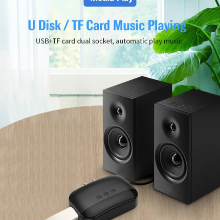 B20 NFC Bluetooth 5.0 Music Receiver Car Bluetooth Receiver, Support Hands-free Call & TF Vard & U Disk