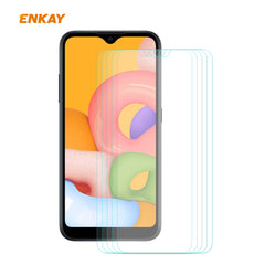 5PCS ENKAY Hat-Prince 0.26mm 9H 2.5D Curved Edge Tempered Glass Film, For Samsung Galaxy A01, For Samsung Galaxy A10s, For Samsung Galaxy A11 / M11, For Samsung Galaxy A21, For Samsung Galaxy A21s, For Samsung Galaxy M31 / M21, For Galaxy A31 5 PCS����...
