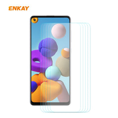 5PCS ENKAY Hat-Prince 0.26mm 9H 2.5D Curved Edge Tempered Glass Film, For Samsung Galaxy A01, For Samsung Galaxy A10s, For Samsung Galaxy A11 / M11, For Samsung Galaxy A21, For Samsung Galaxy A21s, For Samsung Galaxy M31 / M21, For Galaxy A31 5 PCS����...