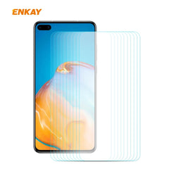 10 PCS ENKAY Hat-Prince 0.26mm 9H 2.5D Curved Edge Tempered Glass Film