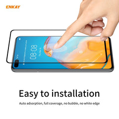 ENKAY Hat-Prince Full Glue 0.26mm 9H 2.5D Tempered Glass Full Coverage Film