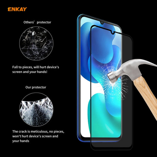 2 PCS ENKAY Hat-Prince Full Glue 0.26mm 9H 2.5D Tempered Glass Full Coverage Film, For Xiaomi Mi 10 Lite /Redmi 10X 5G, For Redmi 10X 4G / Redmi Note 9, For Redmi Note 9S / Note 9 Pro, For Huawei P40, For Huawei P40 Lite, For Huawei Y5p, For Huawei Y6p...
