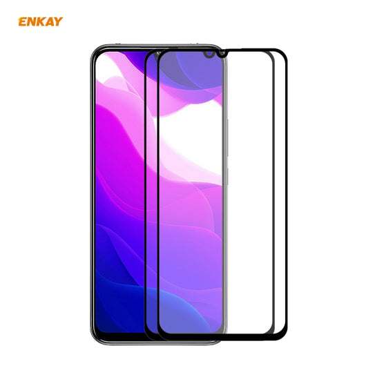 2 PCS ENKAY Hat-Prince Full Glue 0.26mm 9H 2.5D Tempered Glass Full Coverage Film, For Xiaomi Mi 10 Lite /Redmi 10X 5G, For Redmi 10X 4G / Redmi Note 9, For Redmi Note 9S / Note 9 Pro, For Huawei P40, For Huawei P40 Lite, For Huawei Y5p, For Huawei Y6p...