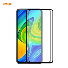 2 PCS ENKAY Hat-Prince Full Glue 0.26mm 9H 2.5D Tempered Glass Full Coverage Film, For Xiaomi Mi 10 Lite /Redmi 10X 5G, For Redmi 10X 4G / Redmi Note 9, For Redmi Note 9S / Note 9 Pro, For Huawei P40, For Huawei P40 Lite, For Huawei Y5p, For Huawei Y6p...