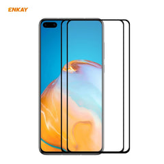 2 PCS ENKAY Hat-Prince Full Glue 0.26mm 9H 2.5D Tempered Glass Full Coverage Film, For Xiaomi Mi 10 Lite /Redmi 10X 5G, For Redmi 10X 4G / Redmi Note 9, For Redmi Note 9S / Note 9 Pro, For Huawei P40, For Huawei P40 Lite, For Huawei Y5p, For Huawei Y6p...