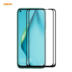 2 PCS ENKAY Hat-Prince Full Glue 0.26mm 9H 2.5D Tempered Glass Full Coverage Film, For Xiaomi Mi 10 Lite /Redmi 10X 5G, For Redmi 10X 4G / Redmi Note 9, For Redmi Note 9S / Note 9 Pro, For Huawei P40, For Huawei P40 Lite, For Huawei Y5p, For Huawei Y6p...