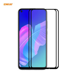 2 PCS ENKAY Hat-Prince Full Glue 0.26mm 9H 2.5D Tempered Glass Full Coverage Film, For Xiaomi Mi 10 Lite /Redmi 10X 5G, For Redmi 10X 4G / Redmi Note 9, For Redmi Note 9S / Note 9 Pro, For Huawei P40, For Huawei P40 Lite, For Huawei Y5p, For Huawei Y6p...