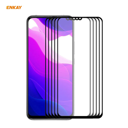 5 PCS ENKAY Hat-Prince Full Glue 0.26mm 9H 2.5D Tempered Glass Full Coverage Film, For Xiaomi Mi 10 Lite /Redmi 10X 5G, For Redmi 10X 4G / Redmi Note 9, For Redmi Note 9S / Note 9 Pro, For Huawei P40, For Huawei P40 Lite, For Huawei Y5p, For Huawei Y6p...