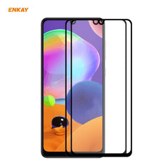 2 PCS ENKAY Hat-Prince Full Glue 0.26mm 9H 2.5D Tempered Glass Full Coverage Film, For Galaxy A01 2 PCS, For  Galaxy A11 / M11 2 PCS, For Galaxy A21s 2pcs, For Galaxy A31 2 PCS