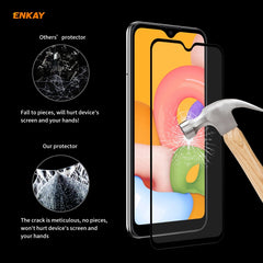 10 PCS ENKAY Hat-Prince Full Glue 0.26mm 9H 2.5D Tempered Glass Full Coverage Film, For Galaxy A01 10 PCS, For Samsung Galaxy M31 / M21, For Galaxy A11 / M11 10 PCS, For Galaxy A21s 10pcs, For Galaxy A31 10 PCS, For Galaxy A41 10 PCS