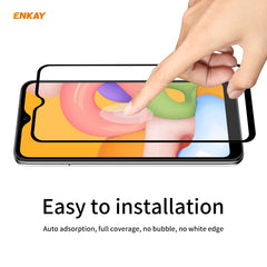 10 PCS ENKAY Hat-Prince Full Glue 0.26mm 9H 2.5D Tempered Glass Full Coverage Film, For Galaxy A01 10 PCS, For Samsung Galaxy M31 / M21, For Galaxy A11 / M11 10 PCS, For Galaxy A21s 10pcs, For Galaxy A31 10 PCS, For Galaxy A41 10 PCS