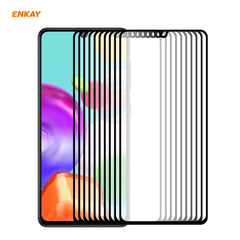 10 PCS ENKAY Hat-Prince Full Glue 0.26mm 9H 2.5D Tempered Glass Full Coverage Film, For Galaxy A01 10 PCS, For Samsung Galaxy M31 / M21, For Galaxy A11 / M11 10 PCS, For Galaxy A21s 10pcs, For Galaxy A31 10 PCS, For Galaxy A41 10 PCS