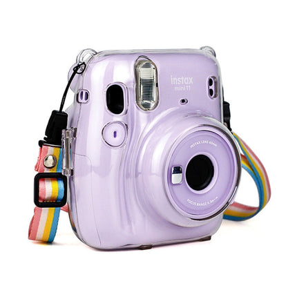 Richwell  Carry Case Bag Crystal Hard Cover with Shoulder Strap For Fujifilm Instax Mini 11