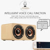 W5 Portable HiFi Shock Bass Wooden Bluetooth Speaker, W5