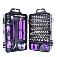 115 in 1 Precision Screw Driver Mobile Phone Computer Disassembly Maintenance Tool Set, 115 in 1 (Black), 115 in 1 (Red), 115 in 1 (Purple), 115 in 1 (Yellow), 115 in 1 (Blue)