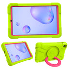 For Galaxy Tab A 8.4 (2020) T307 / Glass Green + Rose Red