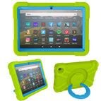 For Amazon Kindle Fire HD8 (2020) / Glass Green + Blue