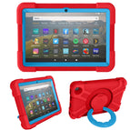 For Amazon Kindle Fire HD8 (2020) / Red + Blue