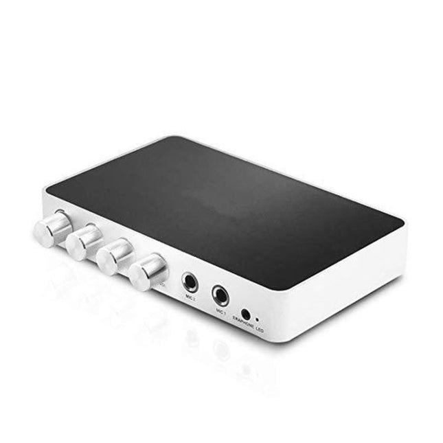 KM200 Portable Digital Stereo Audio Echo System Machine HDMI Karaoke Mixer Amplifier 4K/2K TV PC Home Theater