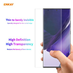 For Samsung Galaxy Note 20 Ultra ENKAY Hat-Prince 3D Full Screen PET Curved Hot Bending HD Screen Protector Soft Film, For Samsung Galaxy Note 20 Ultra 5G