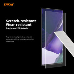 For Samsung Galaxy Note 20 Ultra ENKAY Hat-Prince 3D Full Screen PET Curved Hot Bending HD Screen Protector Soft Film, For Samsung Galaxy Note 20 Ultra 5G