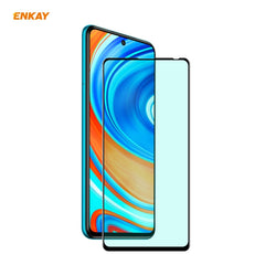 ENKAY Hat-Prince 0.26mm 9H 6D Curved Full Screen Eye Protection Green Film Tempered Glass Protector