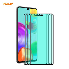 5 PCS ENKAY Hat-Prince 0.26mm 9H 6D Curved Full Screen Eye Protection Green Film Tempered Glass Protector, For Xiaomi Redmi Note 8 Pro, For Redmi Note 9S/Note 9 Pro, For Redmi 10X 4G/Redmi Note 9, For Xiaomi Redmi 9 / 9A / 9C, For Samsung Galaxy A71���...