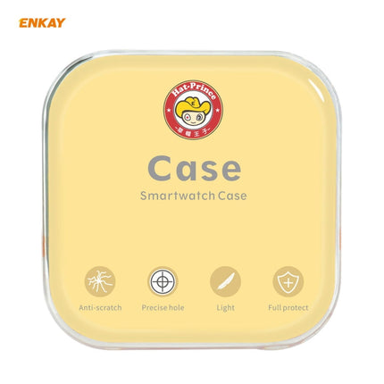 For Huawei Watch GT 2 46mm ENKAY Hat-Prince ENK-AC8202 Full Coverage PC Frosted Case + 9H Tempered Glass Protector