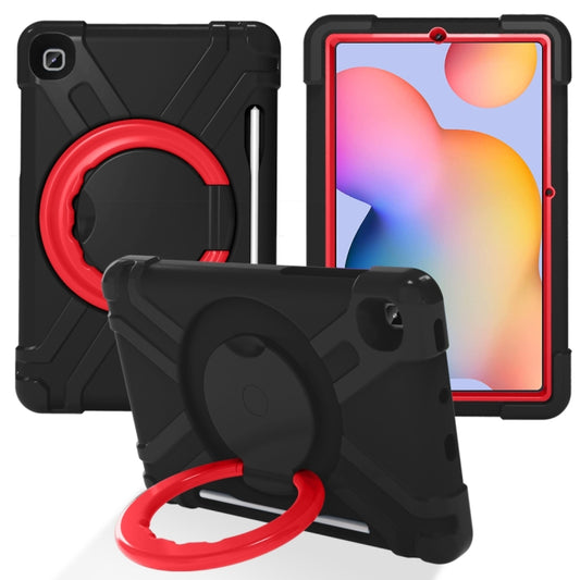 PC + Silicone Shockproof Combination Case with 360 Degree Rotating Holder & Handle & Pen Slot, For Galaxy Tab S6 Lite P610, For  Galaxy Tab S6 Lite P610