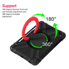 PC + Silicone Shockproof Combination Case with 360 Degree Rotating Holder & Handle & Pen Slot, For Galaxy Tab S6 Lite P610, For  Galaxy Tab S6 Lite P610