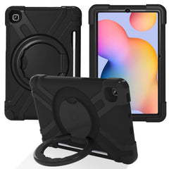 PC + Silicone Shockproof Combination Case with 360 Degree Rotating Holder & Handle & Pen Slot, For Galaxy Tab S6 Lite P610, For  Galaxy Tab S6 Lite P610