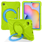 For Galaxy Tab S6 Lite P610 / Glass Green + Blue