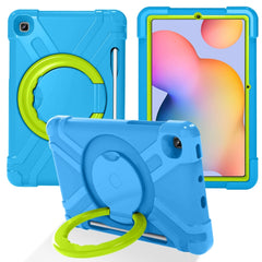 PC + Silicone Shockproof Combination Case with 360 Degree Rotating Holder & Handle & Pen Slot, For Galaxy Tab S6 Lite P610, For  Galaxy Tab S6 Lite P610