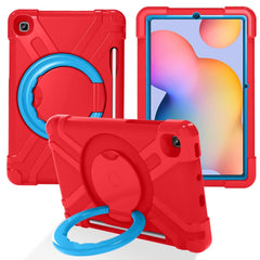 PC + Silicone Shockproof Combination Case with 360 Degree Rotating Holder & Handle & Pen Slot, For Galaxy Tab S6 Lite P610, For  Galaxy Tab S6 Lite P610